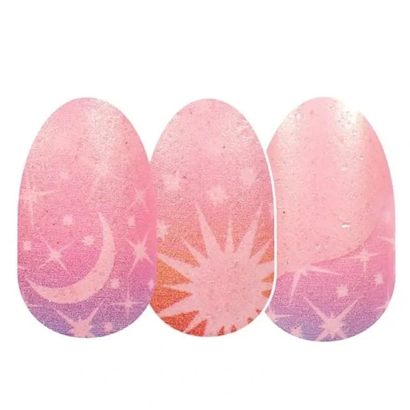 *Retired* Color Street: Star-Crossed | Sun Moon Pink Orange Blue Celestial - Picture 11 of 12